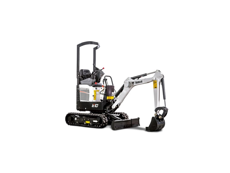 Mini Escavadeira E10 para locação em Curitiba